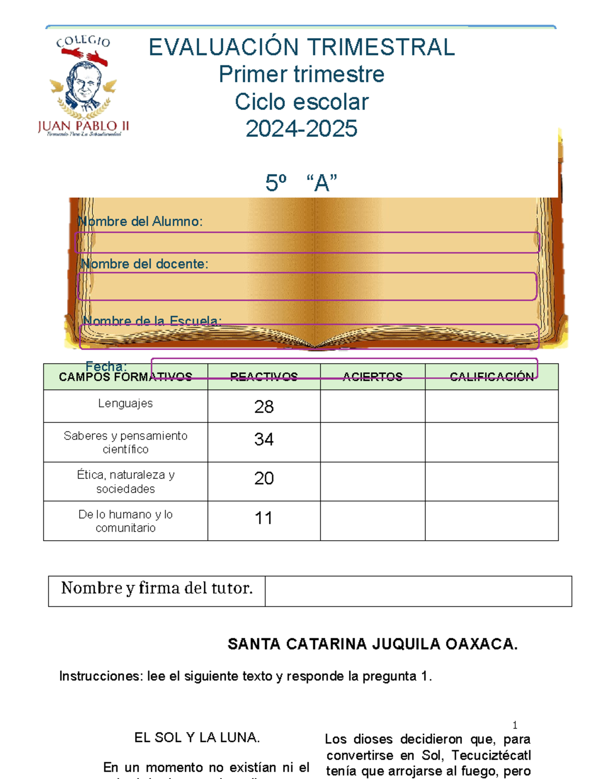 examen-primer-trimestre-respuestas-y-calificaciones-5-a-studocu