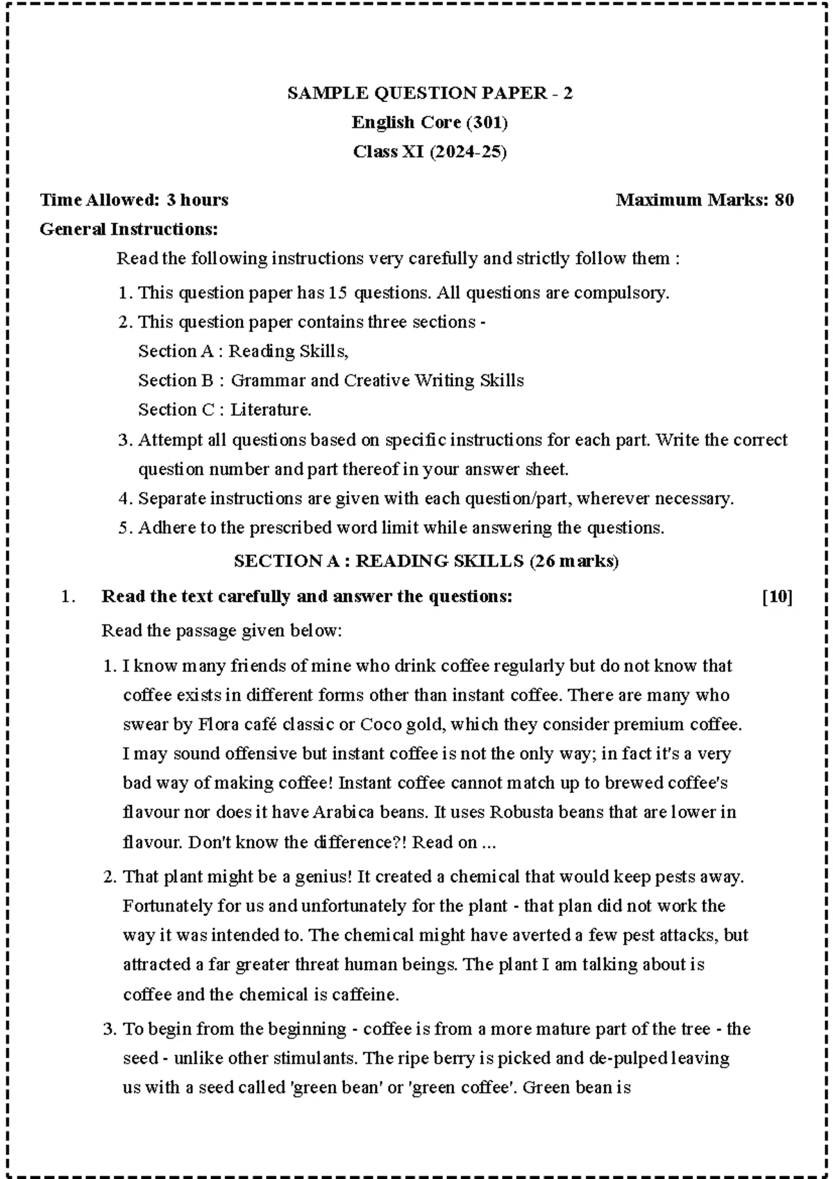 Maths class xi sample paper test 02 for annual exam 2022 23 - KENDRIYA ...