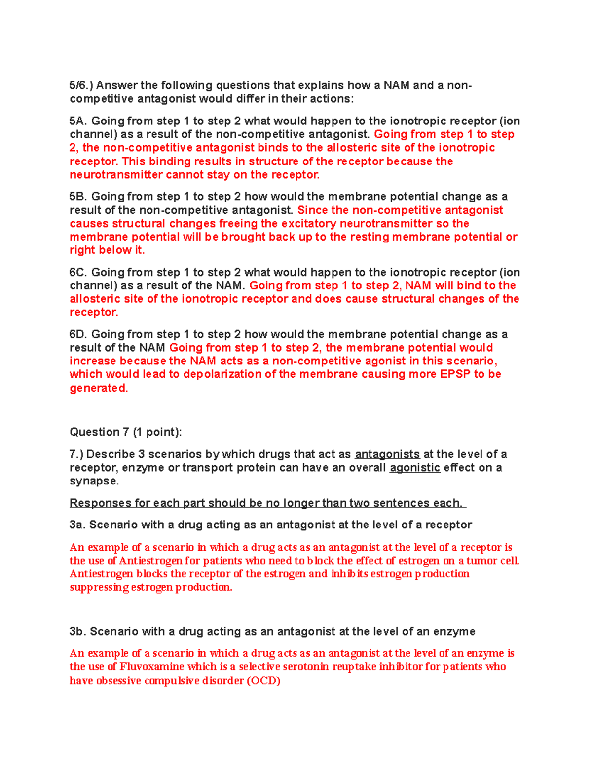 Psych 3313 Final Exam Review: Chapter 4 Pharmacological Concepts - Studocu