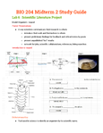 BIO 204 - SBU - Fundamentals Of Scientific Inquiry In The Biological ...