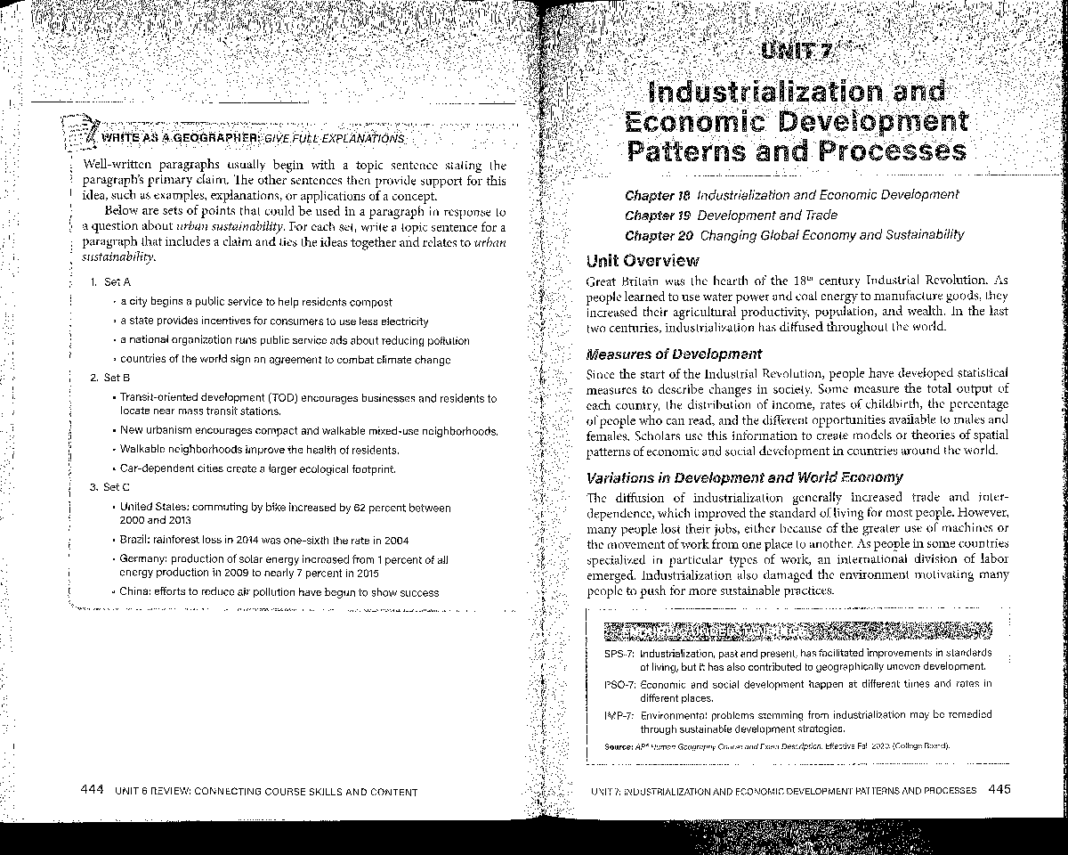 Chapter 18: Industrialization and Economic Development Patterns (GEOG ...
