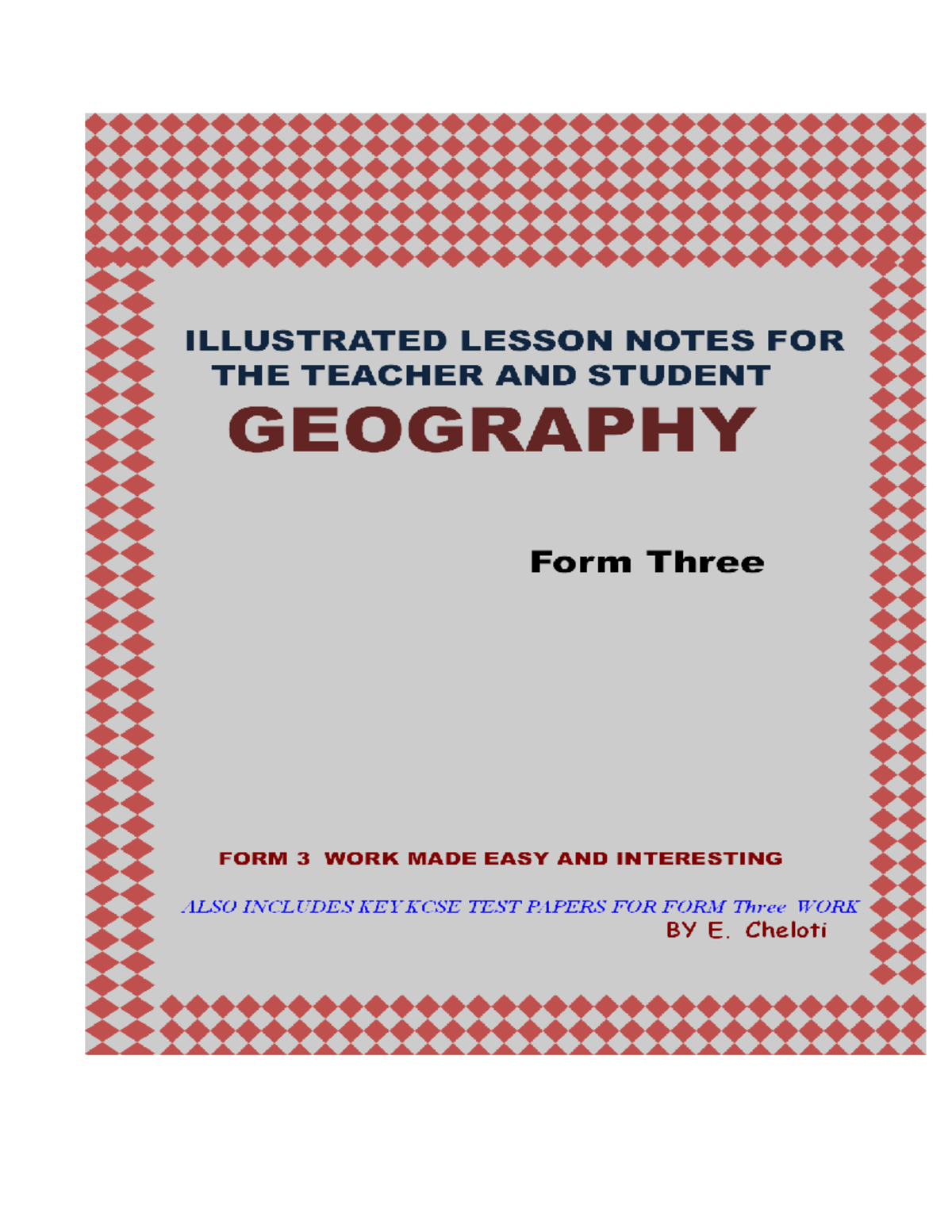 FORM Three GEOG Final Exam Notes: Statistical Methods & Mapwork - Studocu