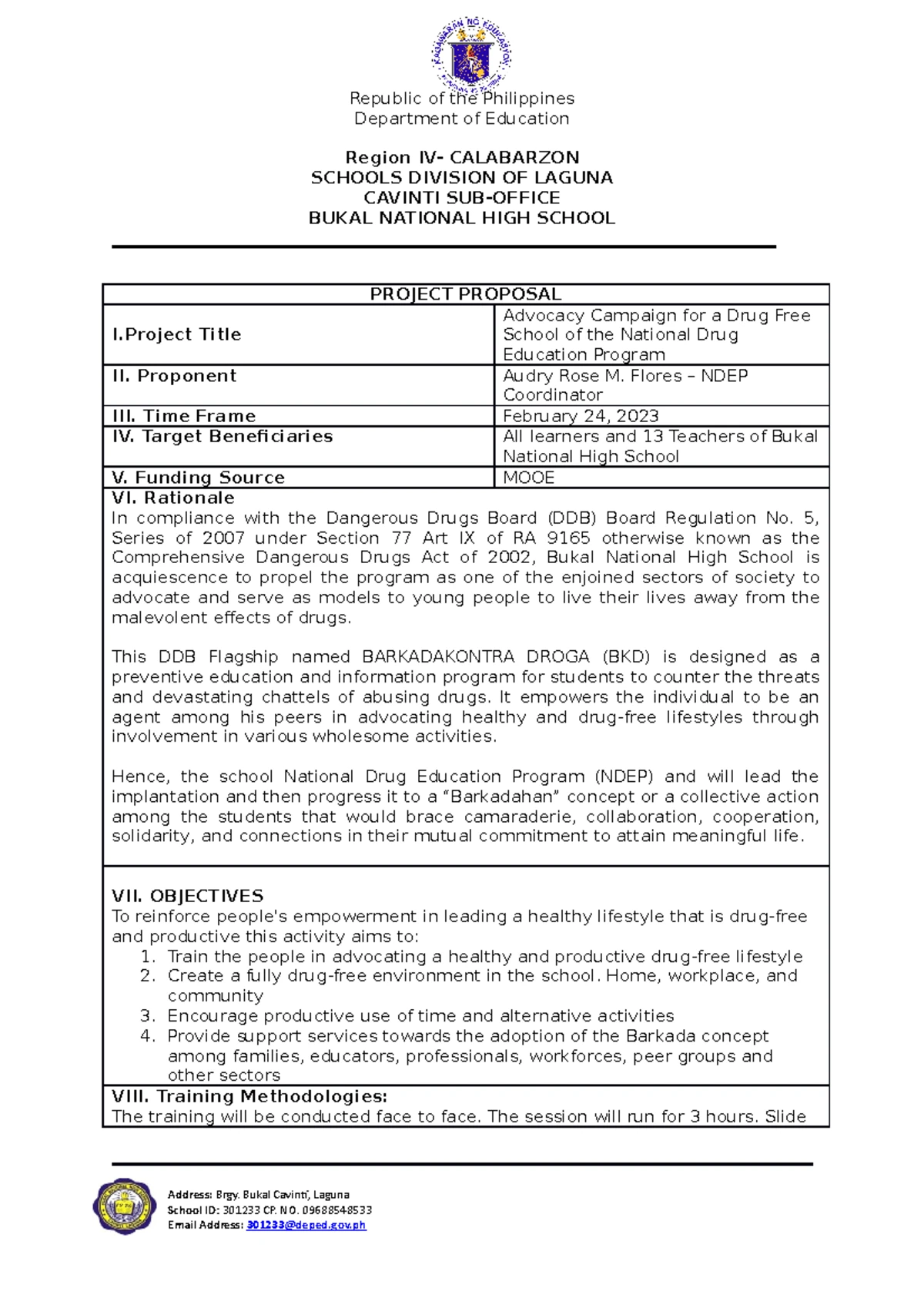 Graduation Program - Education Assignment Overview - Studocu