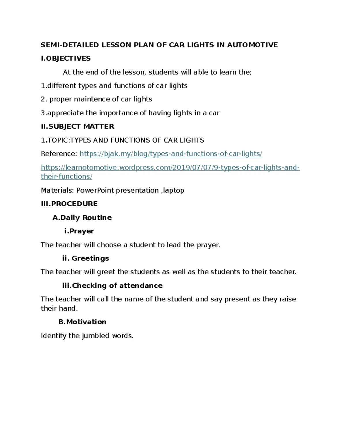 DLL Music Q2 Week 1 Detailed Lesson Plan on Melody and Notation - Studocu