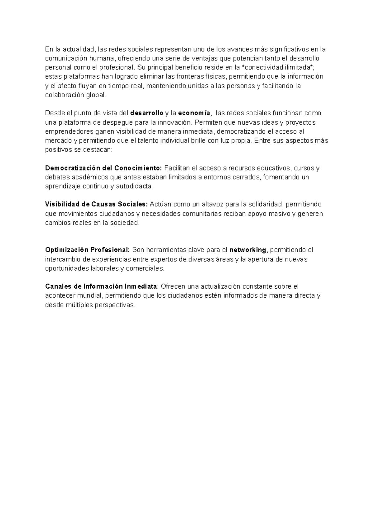 Ventajas y Aspectos Positivos de las Redes Sociales en la Comunicación ...