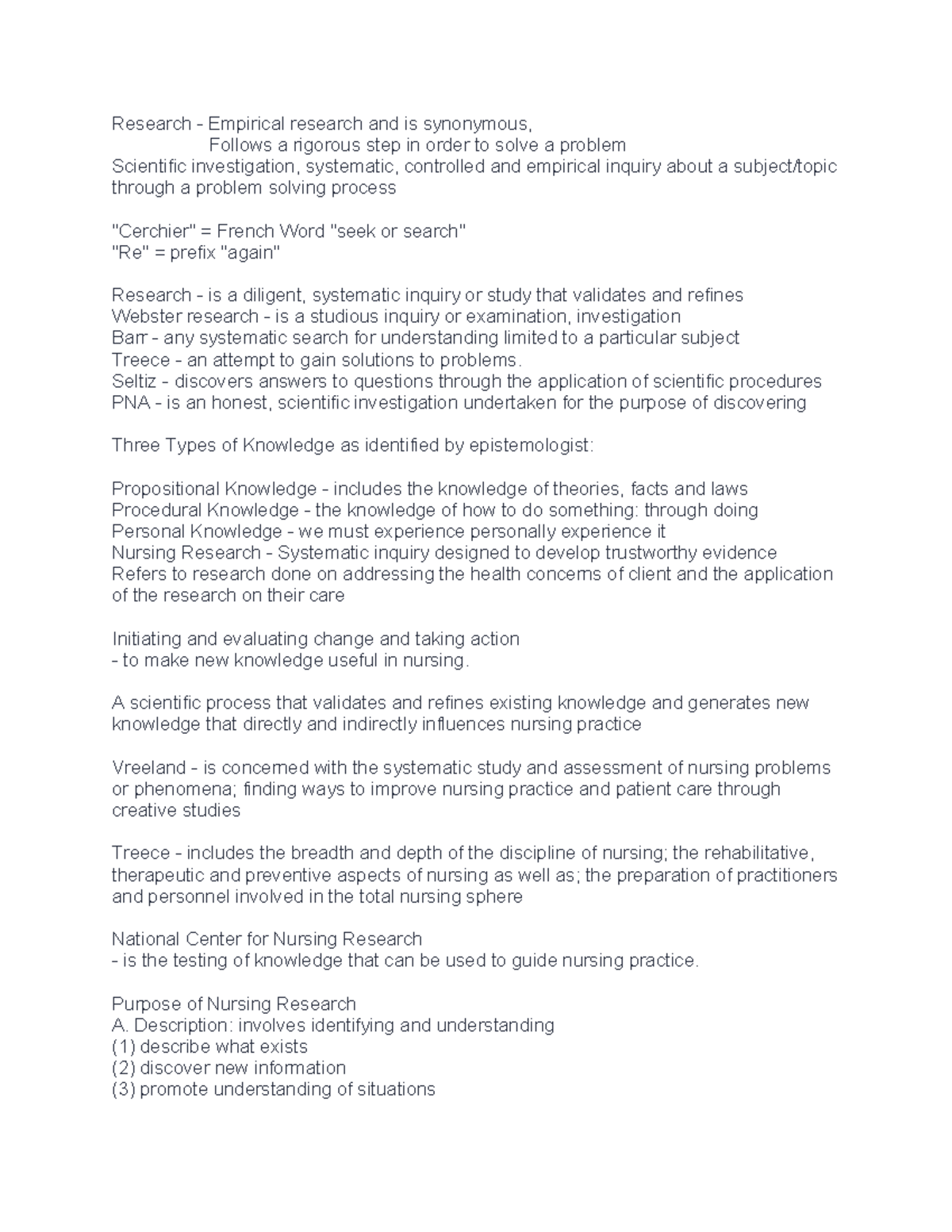 Research - scsa - Research - Empirical research and is synonymous ...