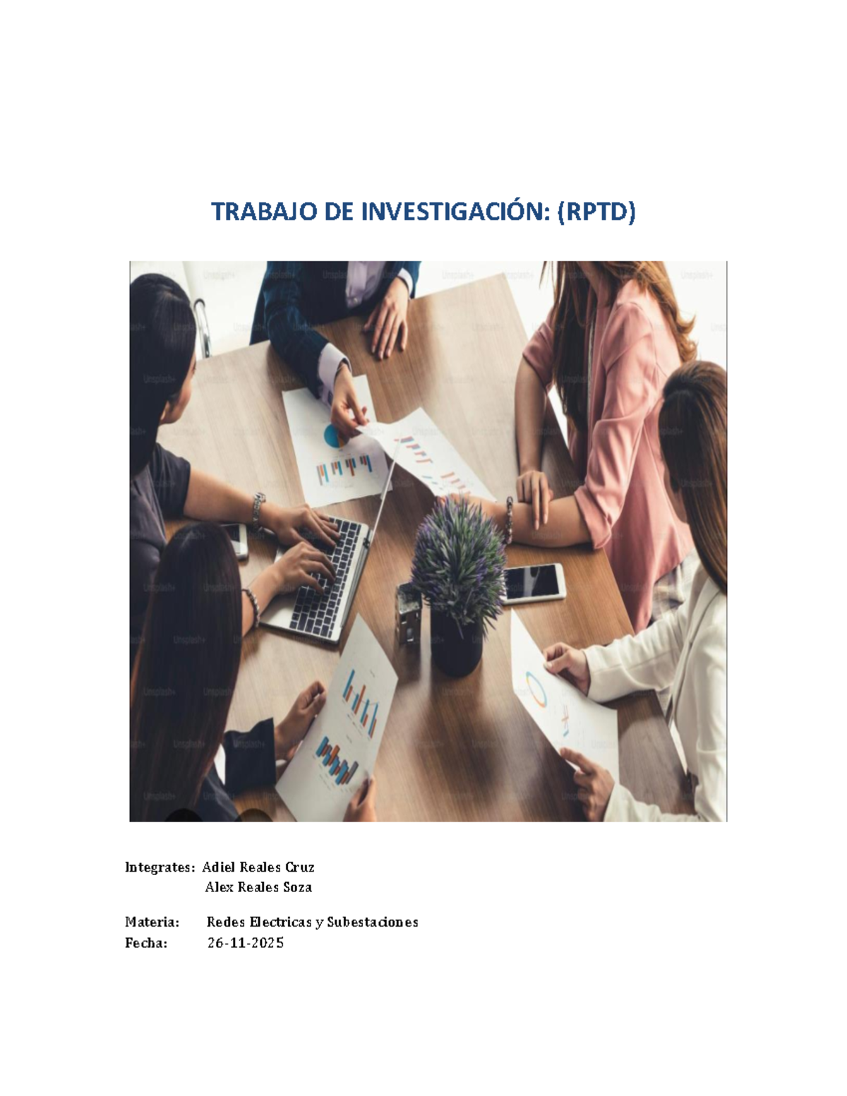 Trabajo de Investigación: RPTD en Redes Eléctricas y Subestaciones ...