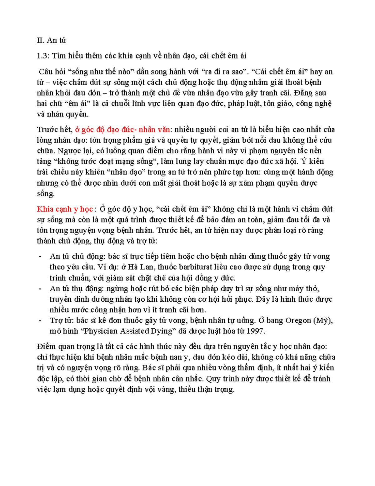 1.3 Khía cạnh Nhân Đạo và Pháp Luật về An Tử: Nghiên Cứu Chi Tiết - Studocu