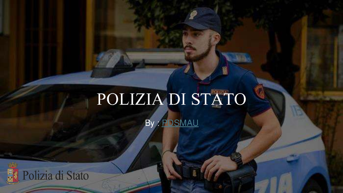 Organizzazione Polizia di stato pdsmau.com - Document Preview