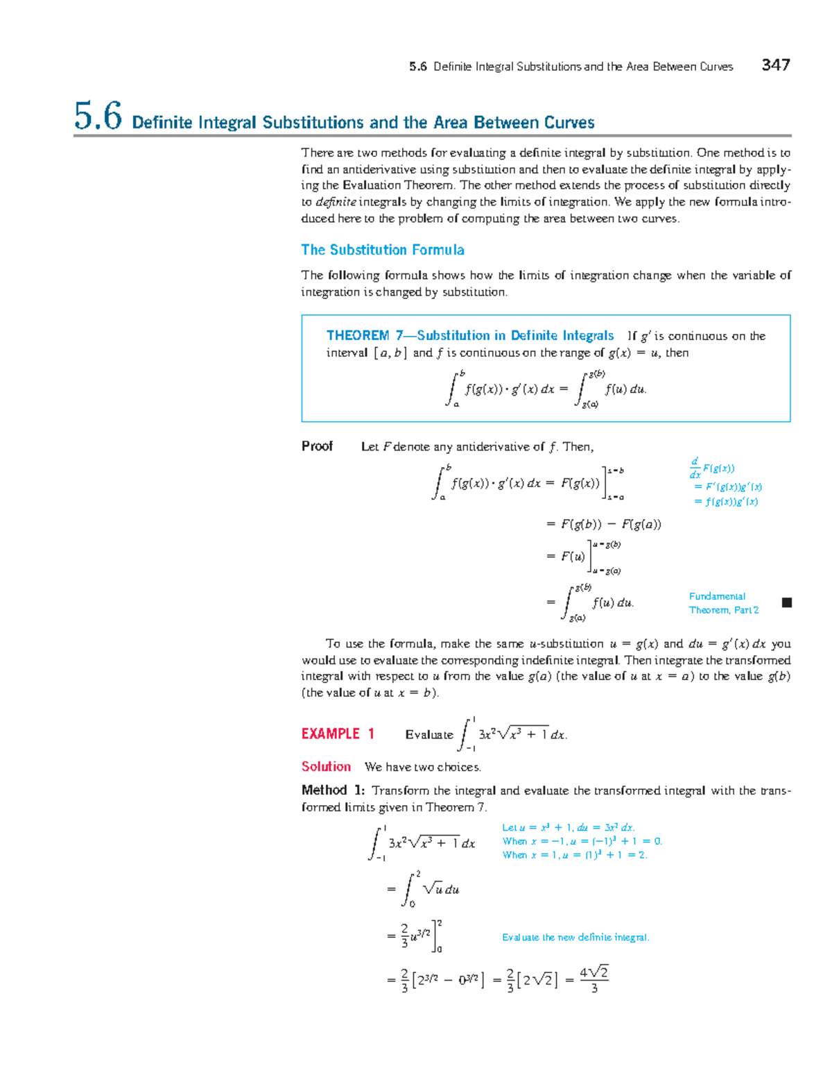 Math ch5-6 - math work - 5 Definite Integral Substitutions and the Area ...