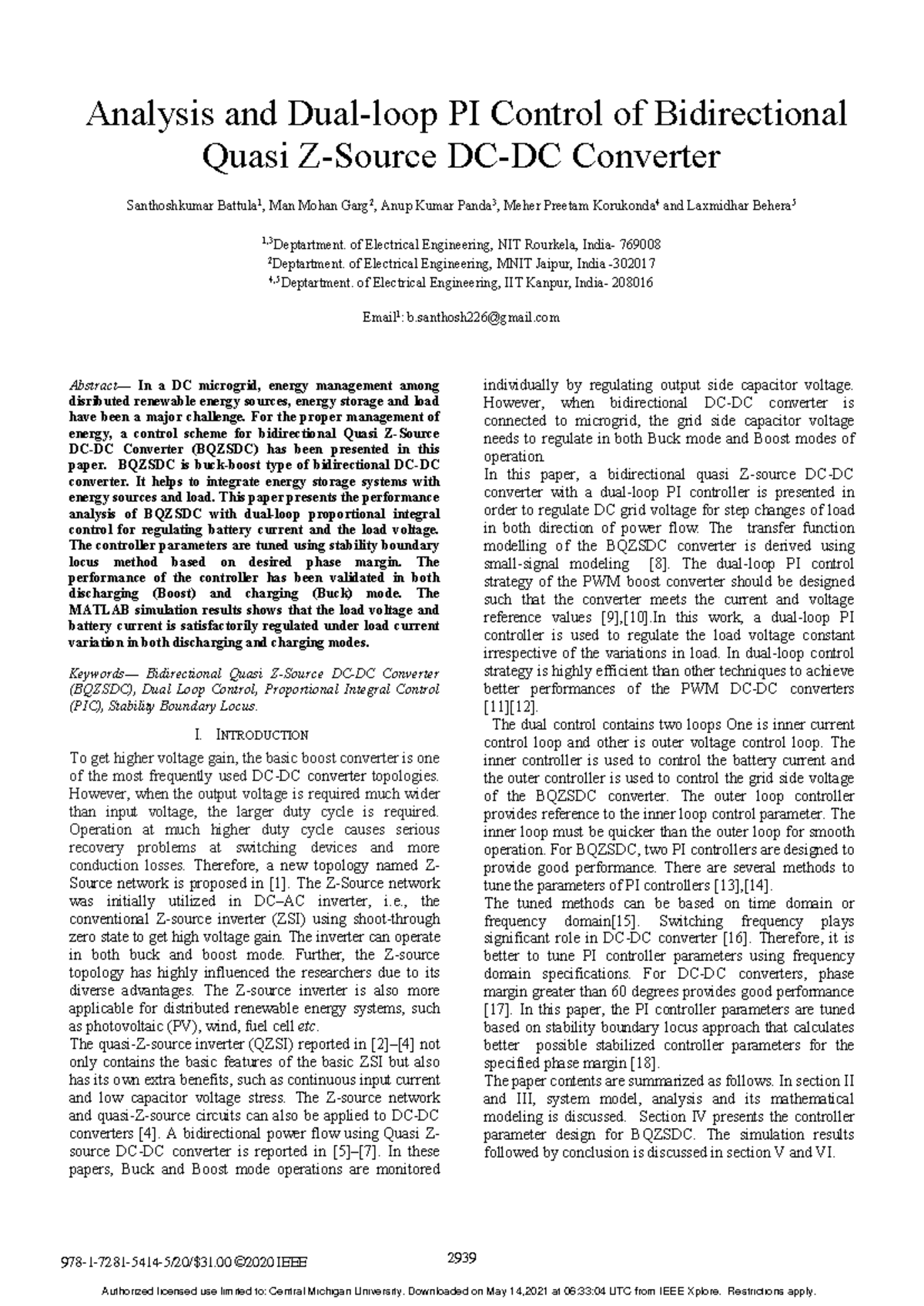 DL ref 1 - Nil - Analysis and Dual-loop PI Control of Bidirectional ...