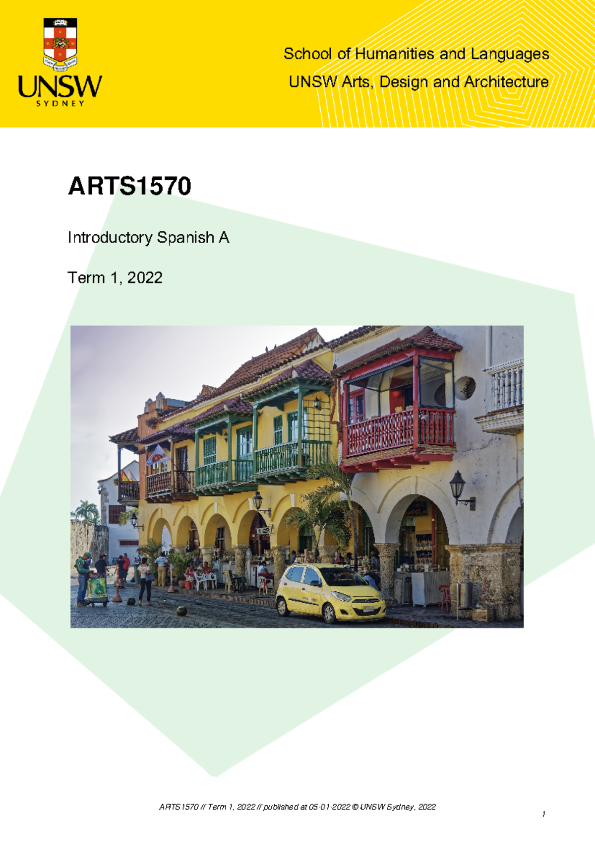 ARTS1570 course outline - School of Humanities and Languages UNSW Arts ...