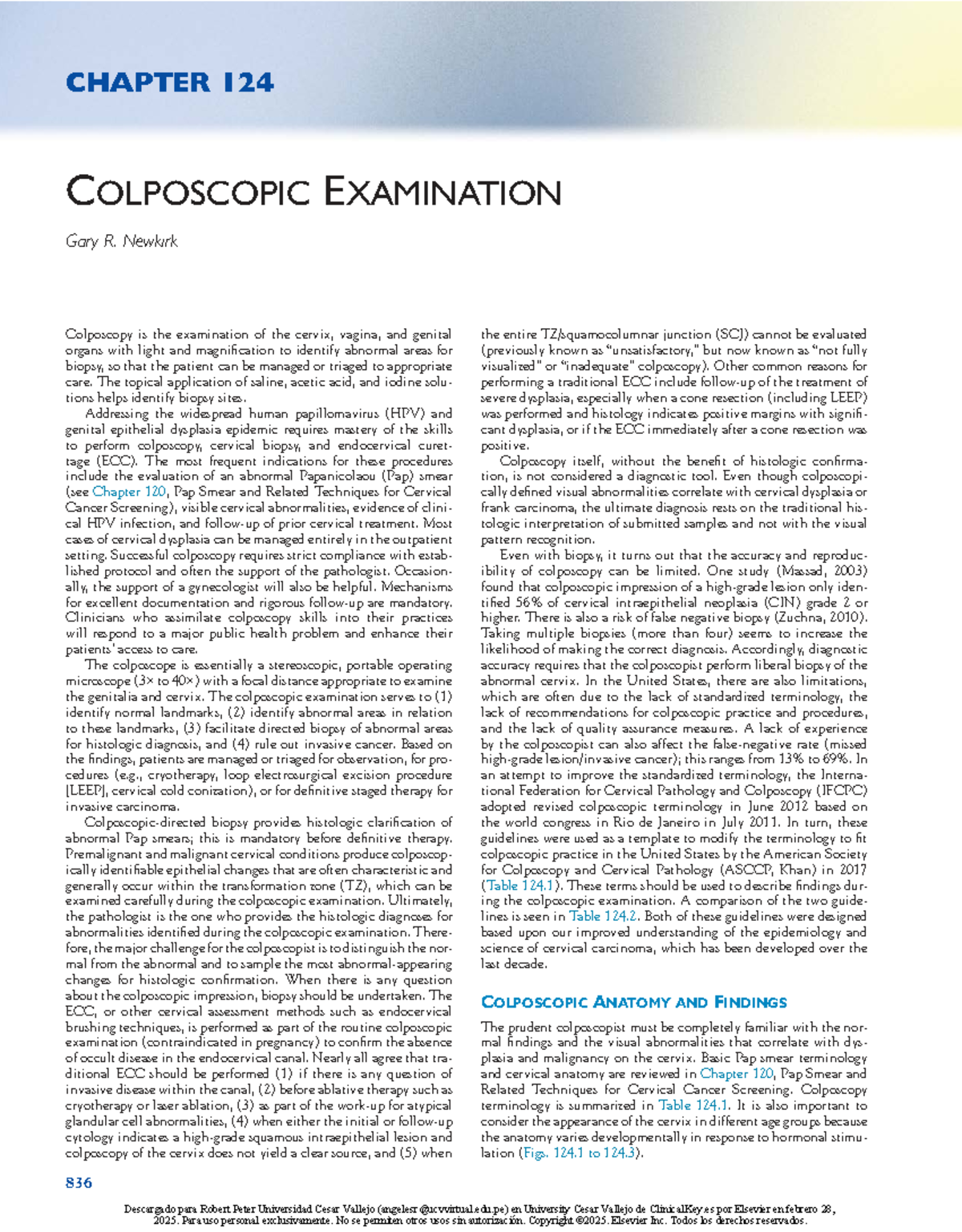 CHAPTER 124: Colposcopic Examination Insights and Techniques - VHBG ...