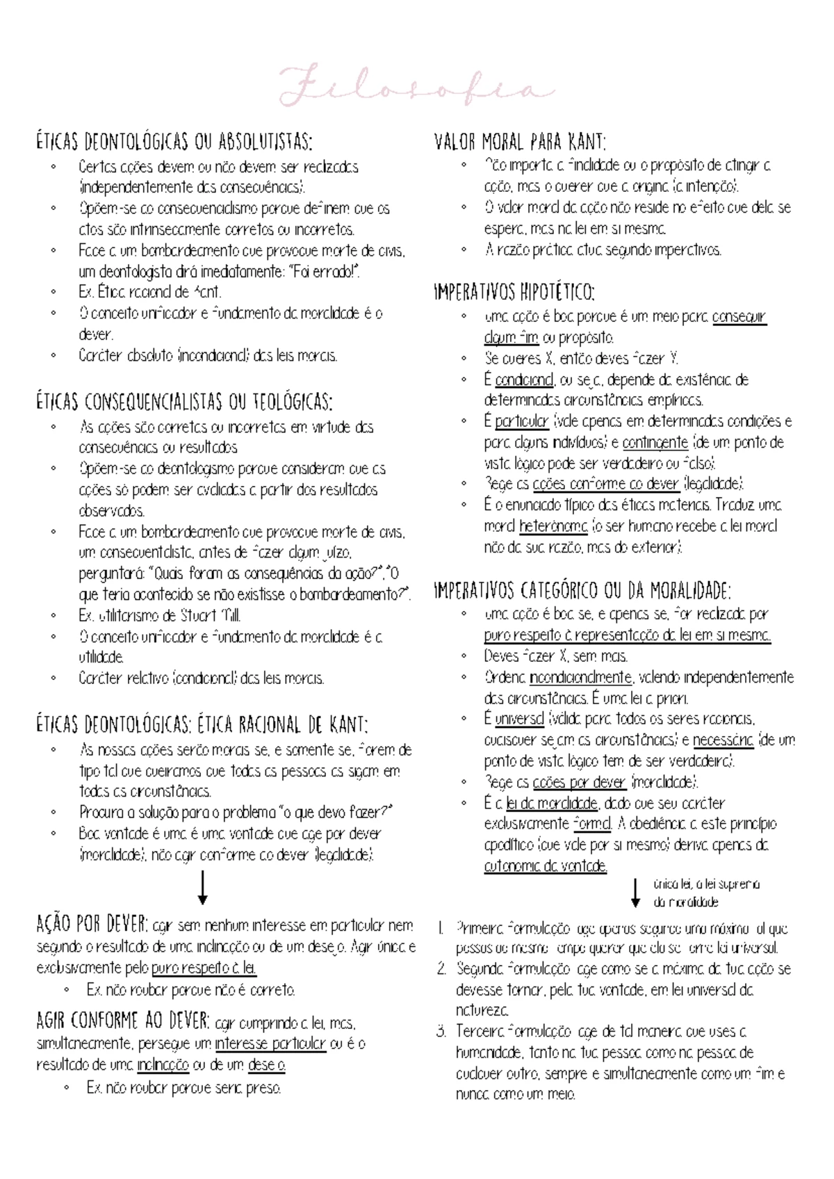 Filosofia - Resumos sobre Conhecimento e Ceticismo (FILO101) - Studocu