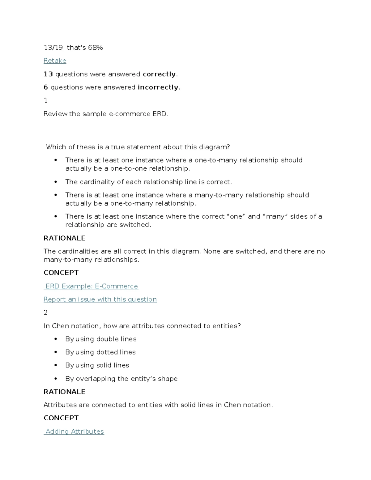 Introduction to Relational Databases - Unit 1 Study Guide - Studocu