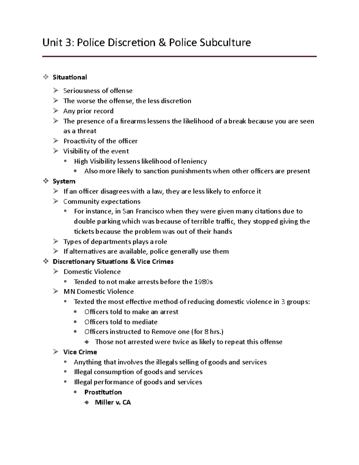 Chapter 8 police culture and behavior - Police roles and functions set ...