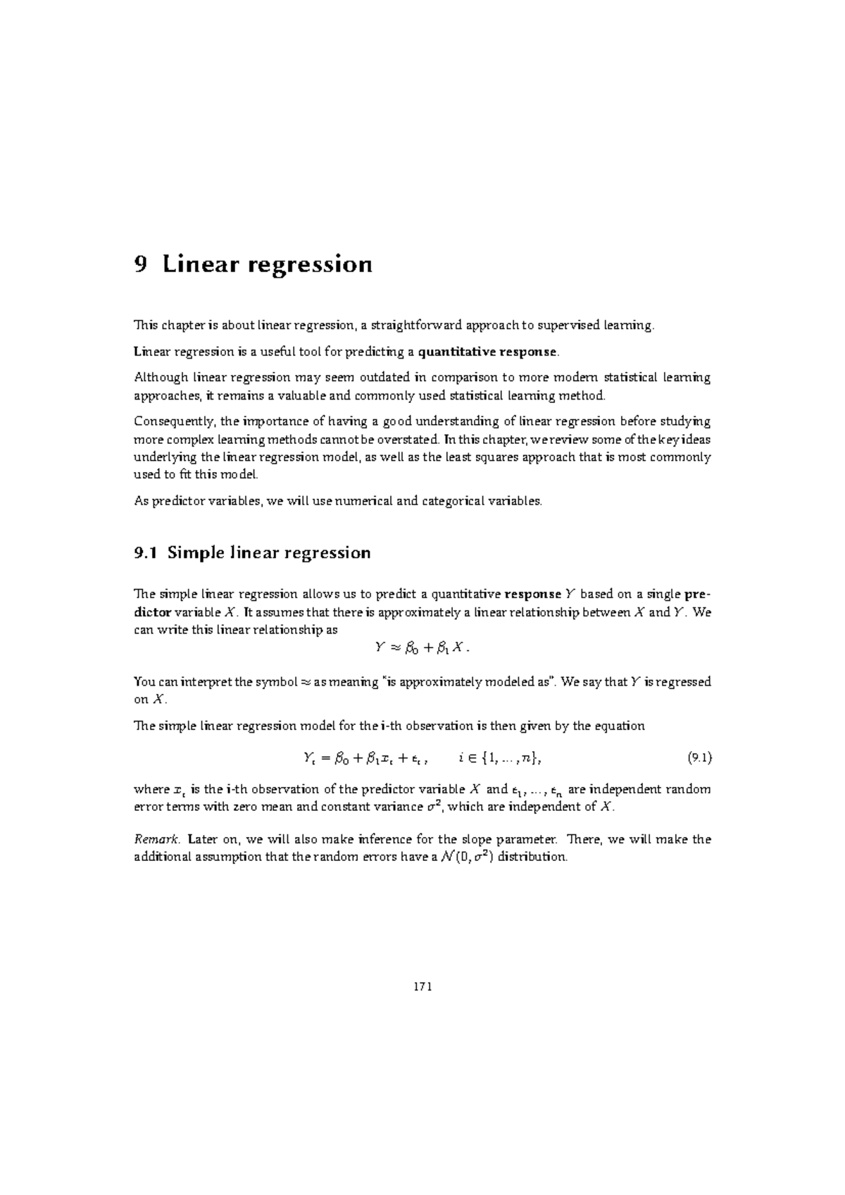 9 Linear Regression: Understanding Simple and Multiple Models - Studocu