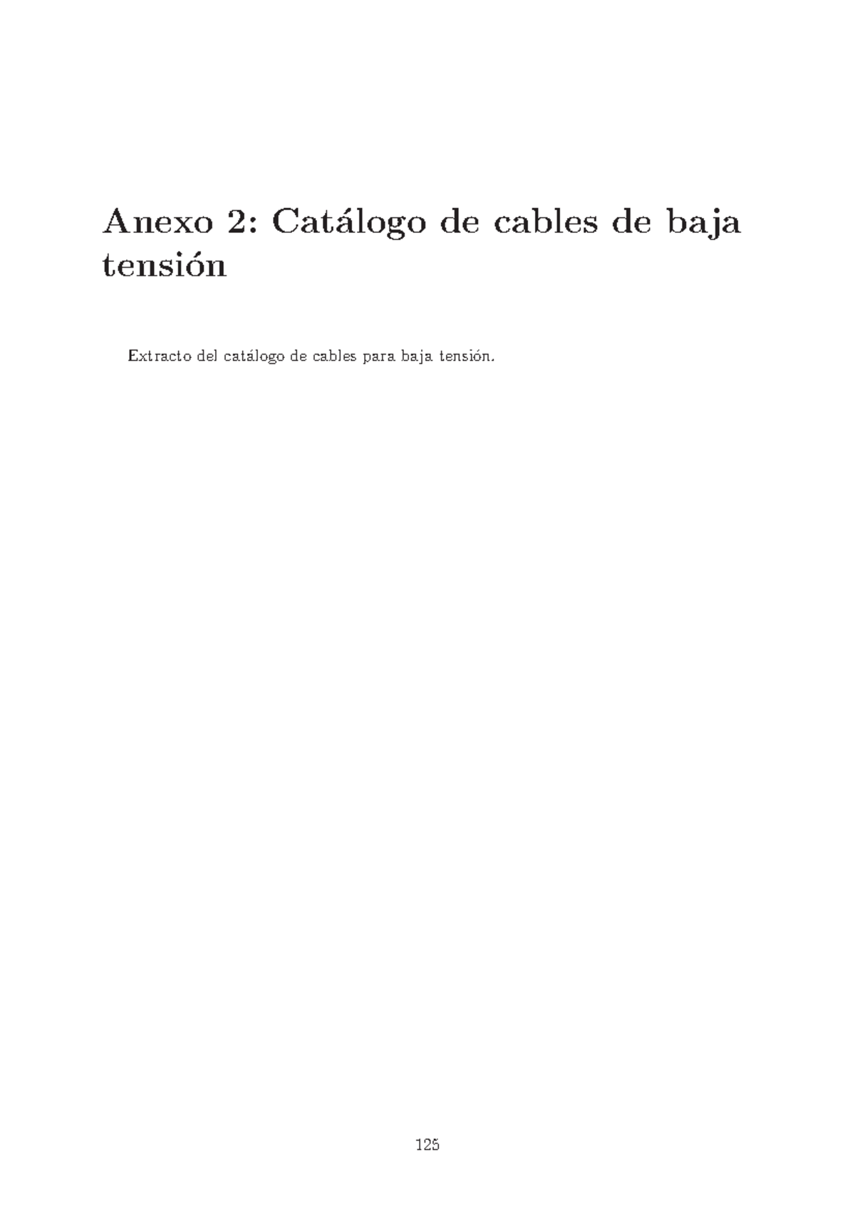 Normativa UNE 211435: Catálogo de Cables de Baja Tensión y Criterios ...