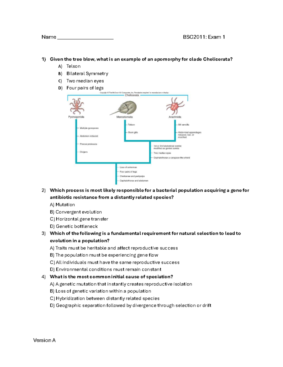 BSC2011: Exam 1 Study Guide for Units 6-8 - Studocu