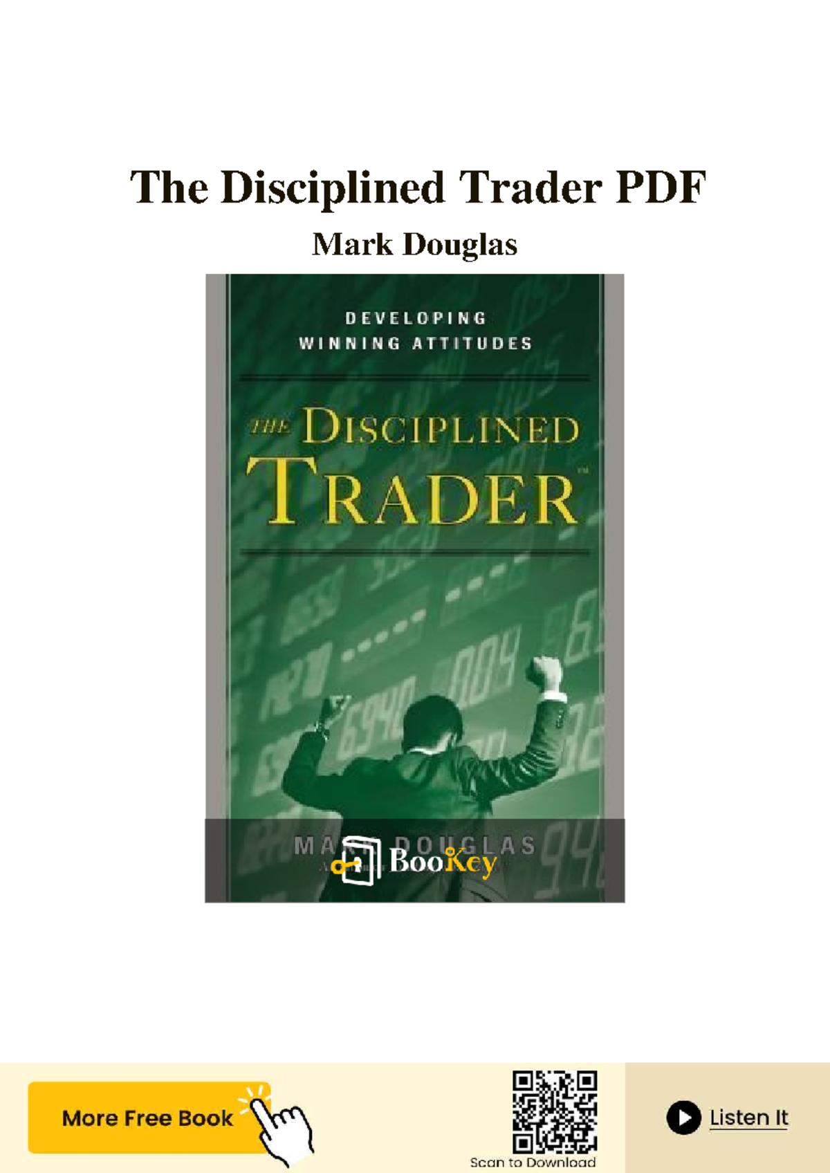 The Disciplined Trader: Mastering Emotions for Trading Success - Studocu