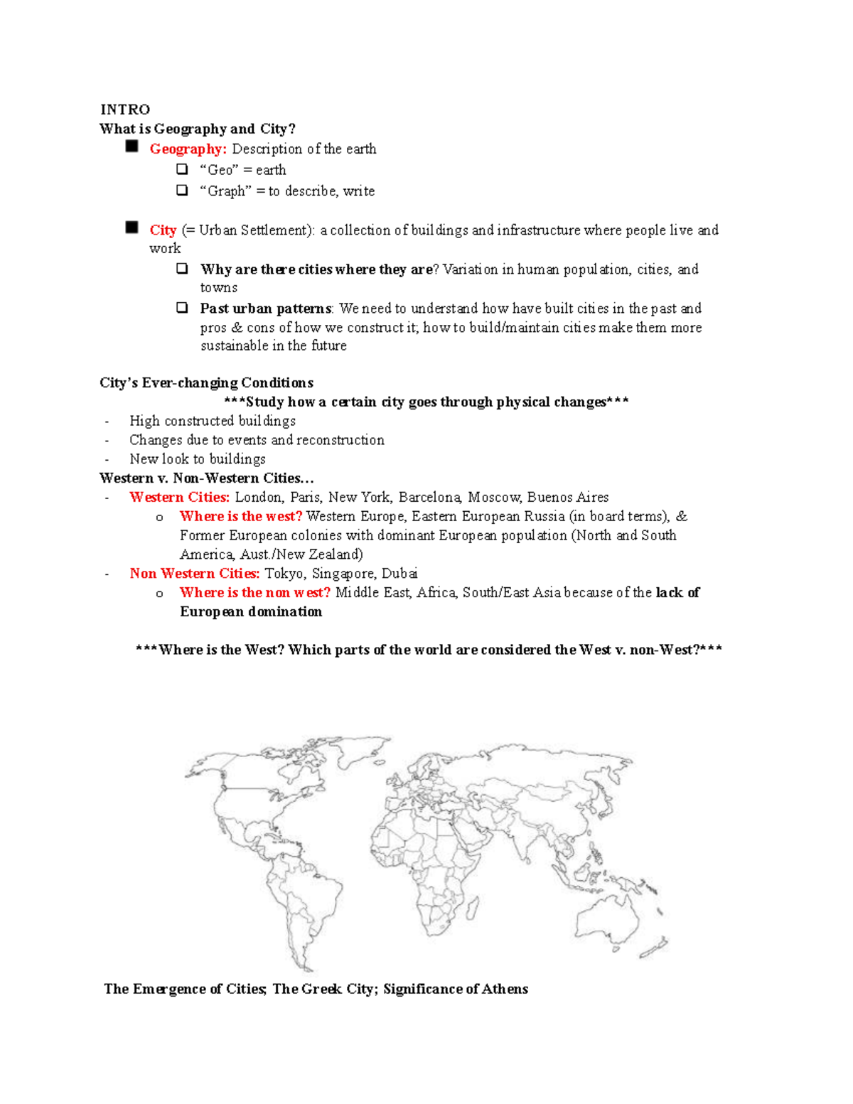 GEOG 1200 Final Exam Notes: Key Concepts from Weeks 1-5 - Studocu