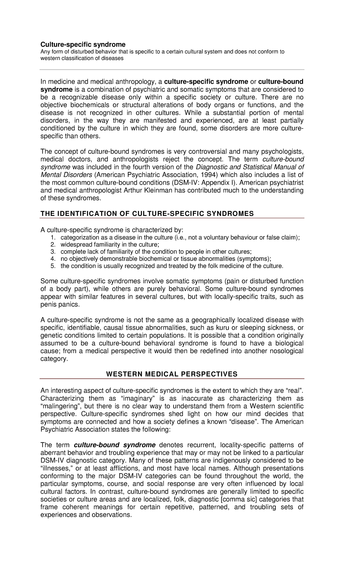 1.3 Filipino Psychopathology: Understanding Cultural Syndromes and ...