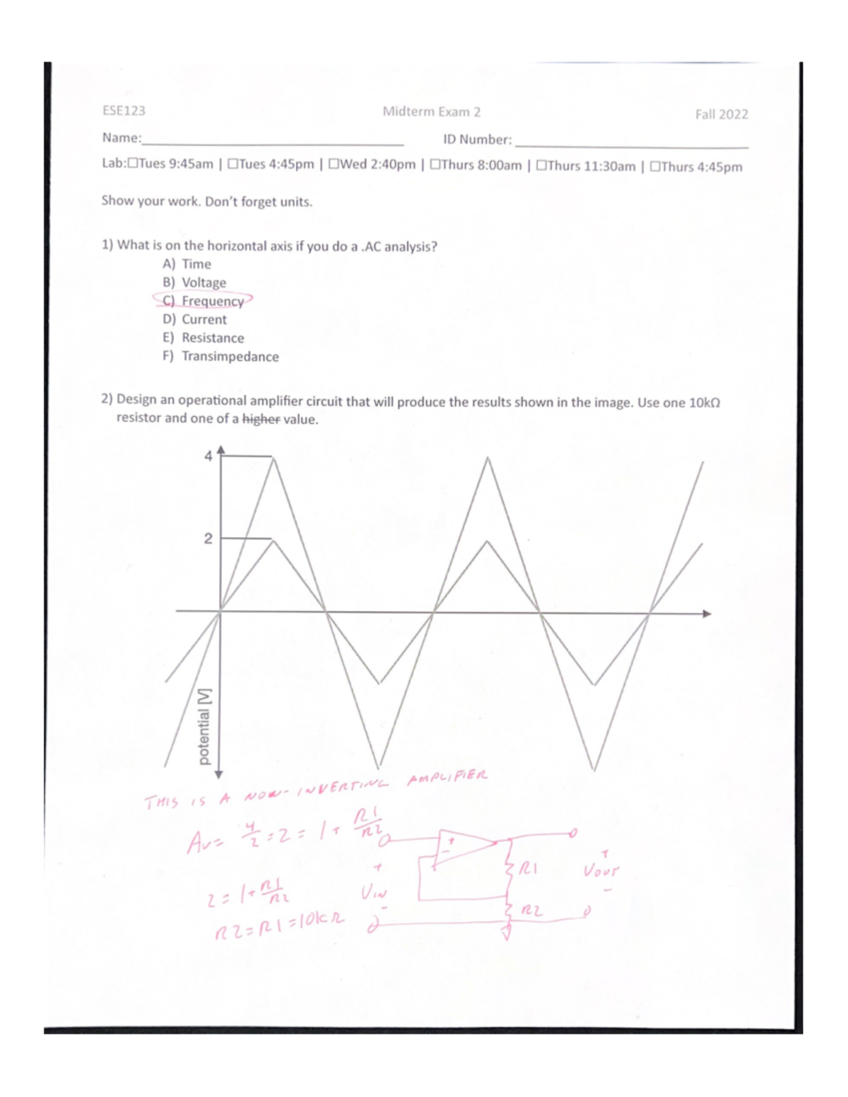 Midterm 2 Practice Solutions for Exam Preparation - Studocu