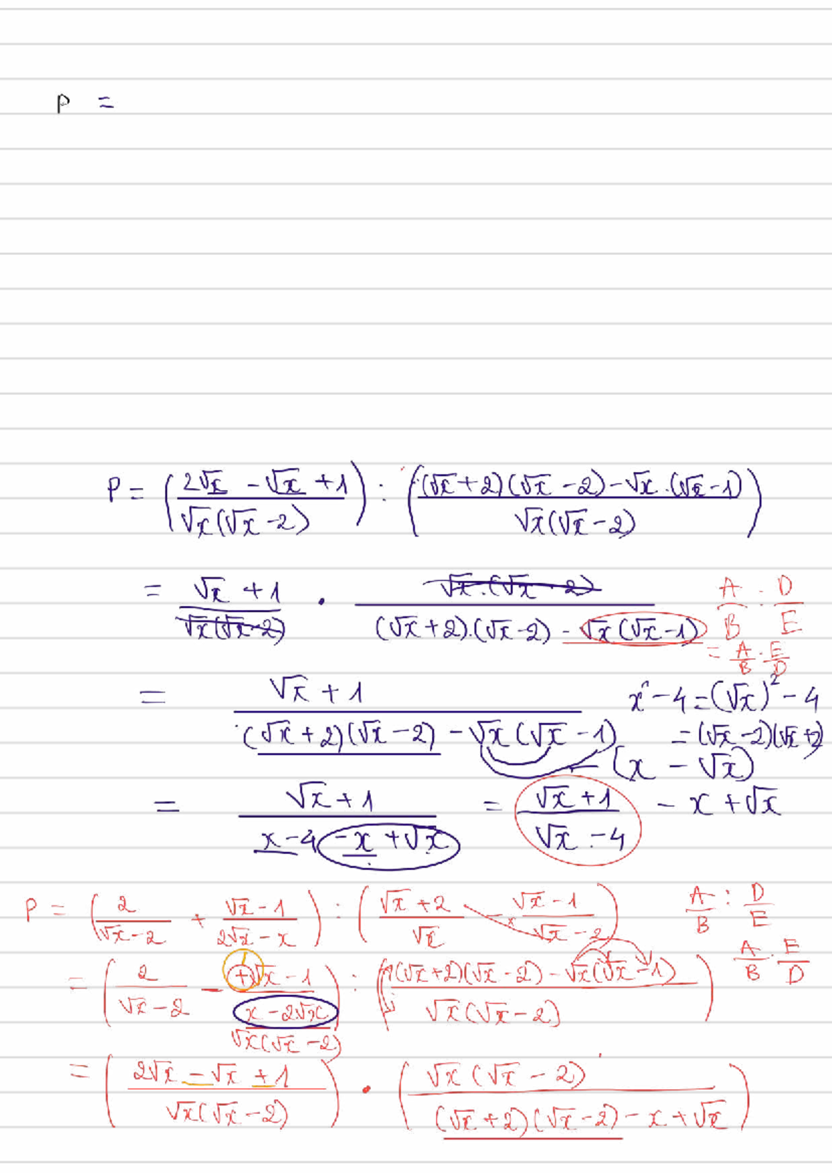 Mathematics Lecture Notes: P=VXCUX and Related Equations - Studocu