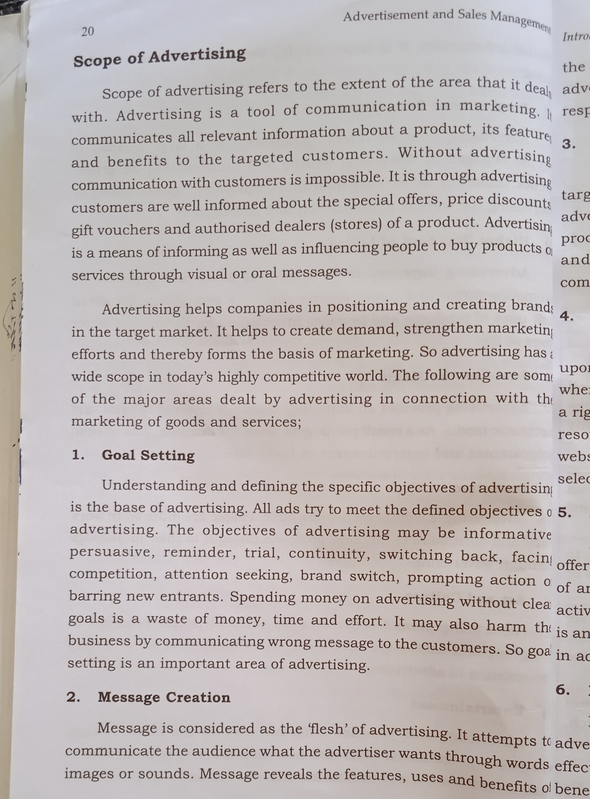 Scope of advertising - Lectures notes - Advertisement and sale ...