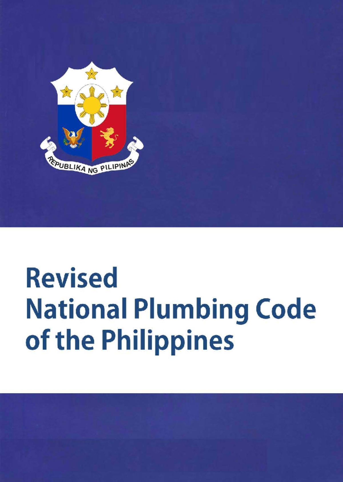 Revised National Plumbing Code of the Philippines (RNPCP) Overview ...