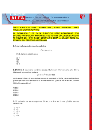 Práctica Calificada N° 1 - Variación Directa E Inversa, Variación ...