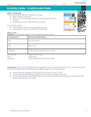 AP CSP full course cheat sheet: key concepts and tech skills overview ...