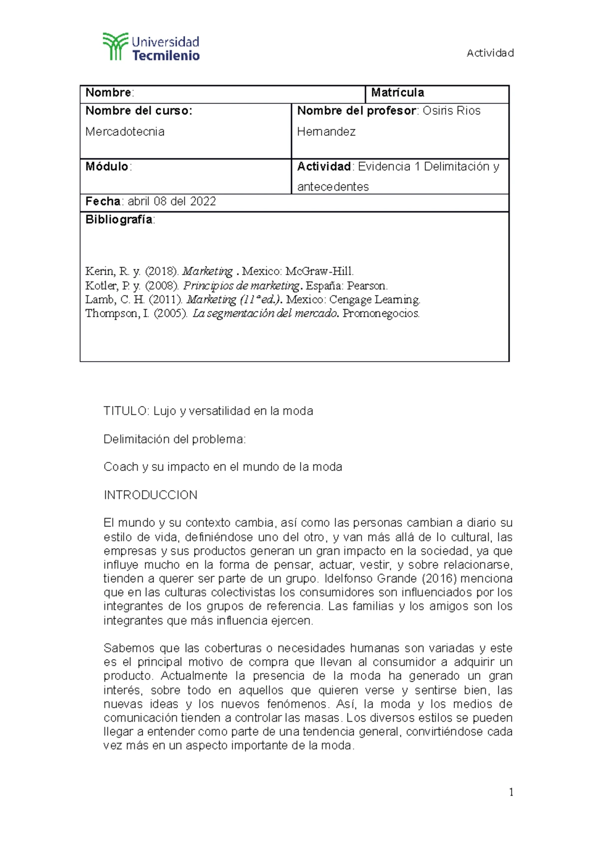 Segunda Evidencia 2 Análisis microeconómico aplicado a la toma de ...