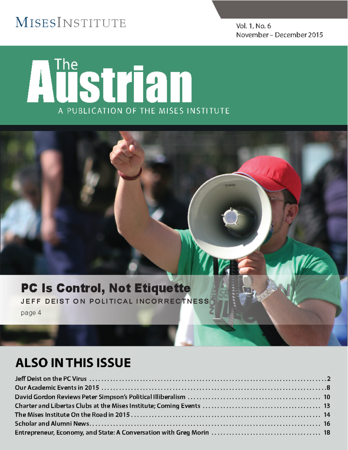 The Austrian vol 1 no 6 2015 - The Austrian | November/December 2015 ...