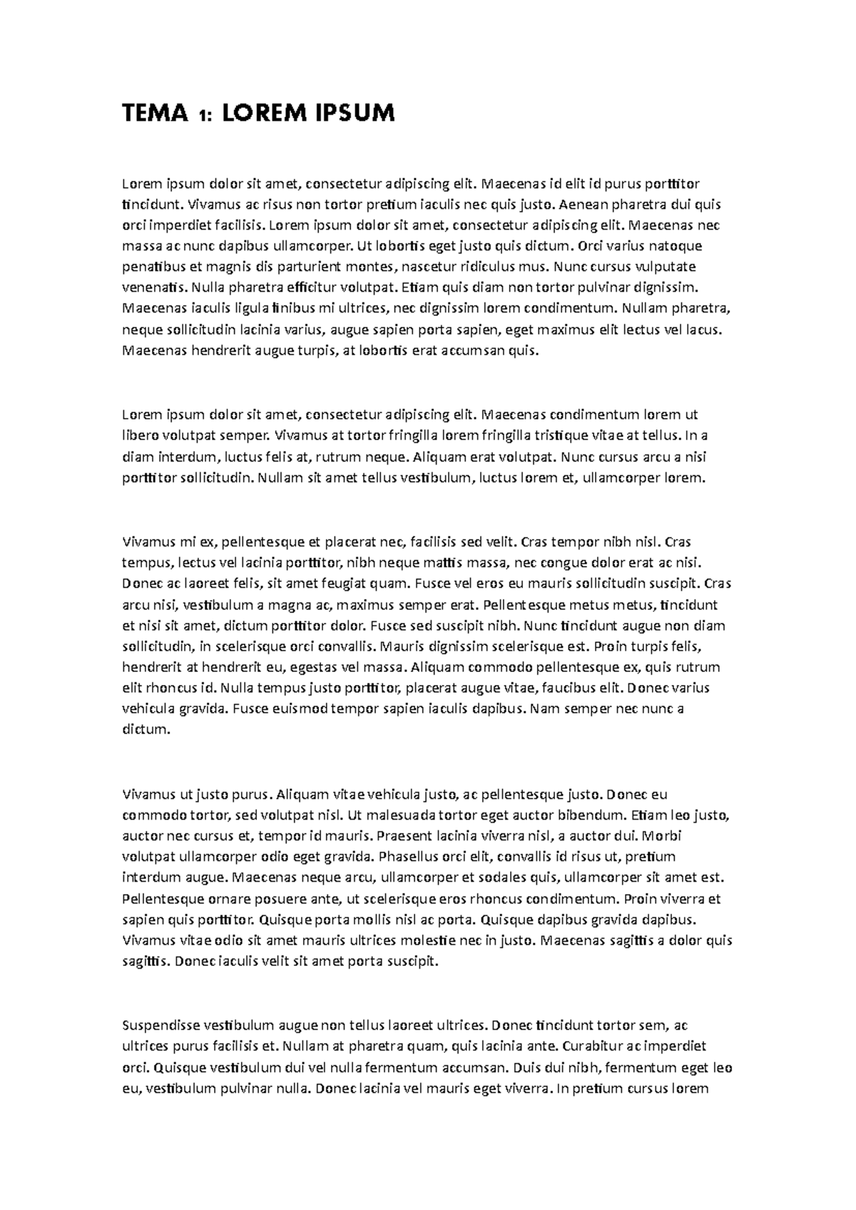 TEMA 1: LOREM IPSUM - An In-Depth Study of Text Structure and Style ...