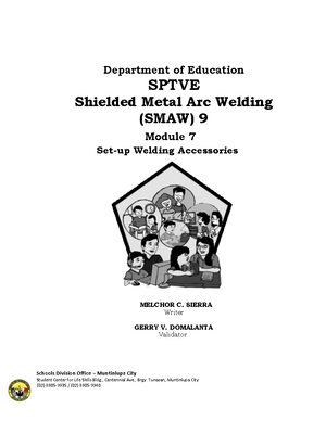 SMAW9-Q1-M4 13p - LECTURE - JHS Department of Education SPTVE Shielded ...