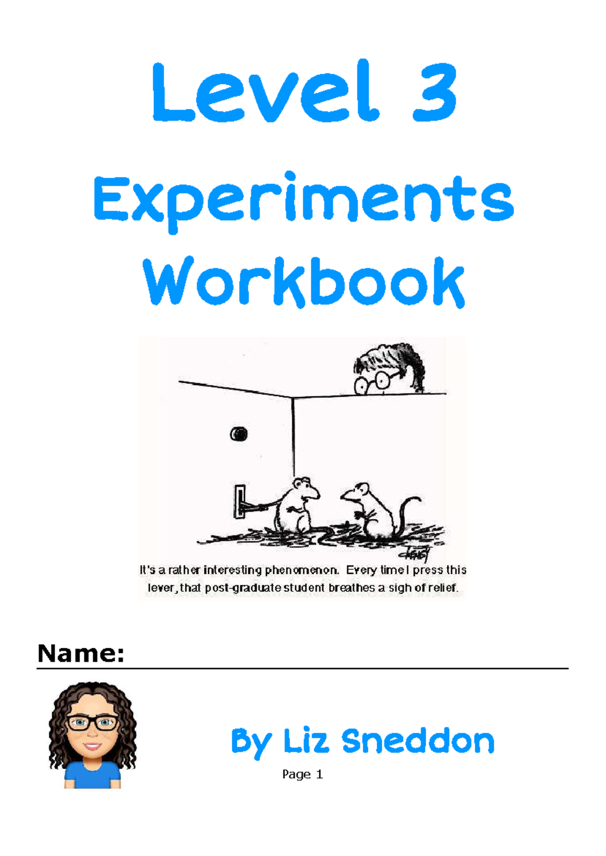 Level 3 STA3 Experiments Workbook: Key Concepts and Procedures - Studocu