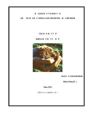 [Solved] Qu trnh bi t hnh thnh t bng min ni v t ng bng - Khoa Nông Học ...