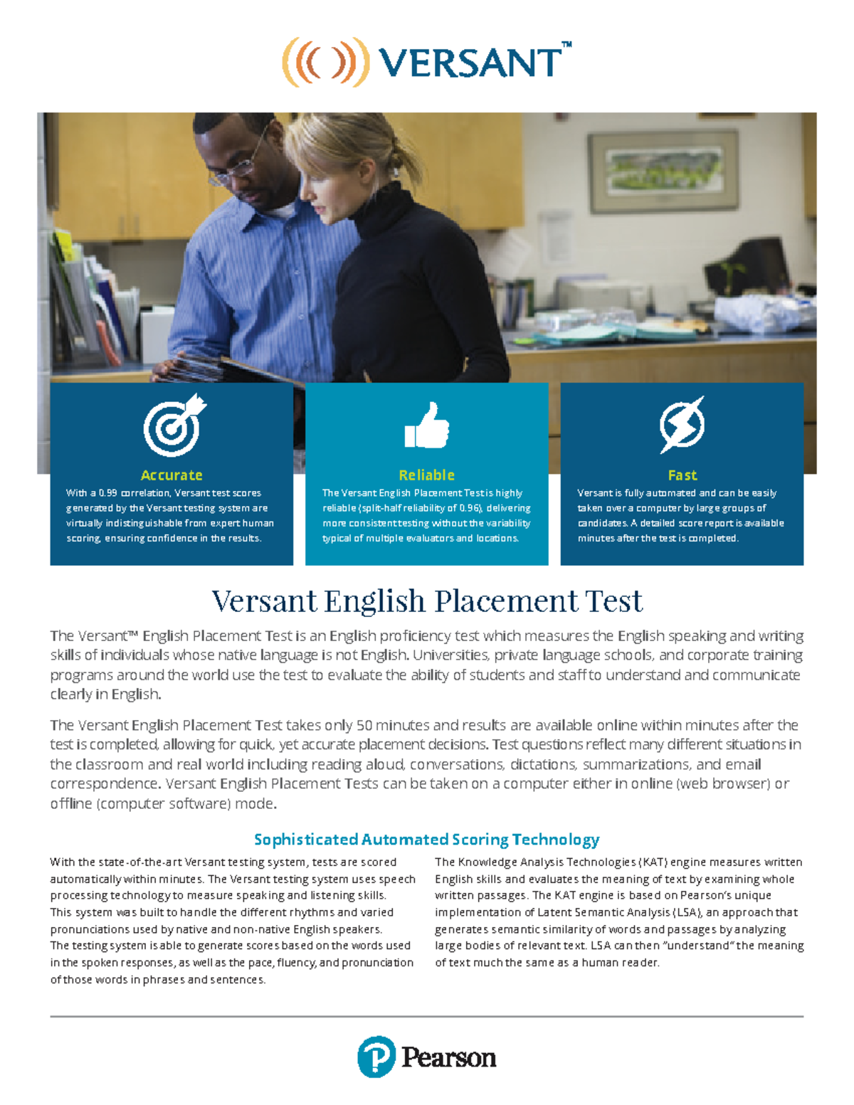 2. VEPT Product Info Sheet - Versant English Placement Test The Versant ...