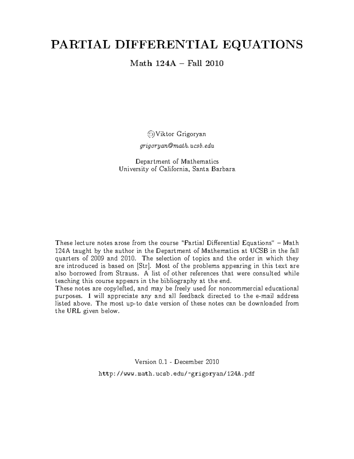 Pde 838 - partial differential equations - PARTIAL DIFFERENTIAL ...