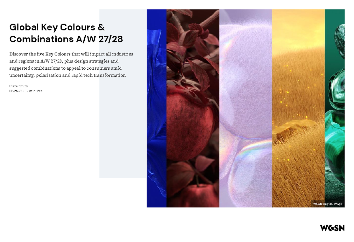 Global Key Colours & Combinations for 2027-28: Strategies & Insights ...