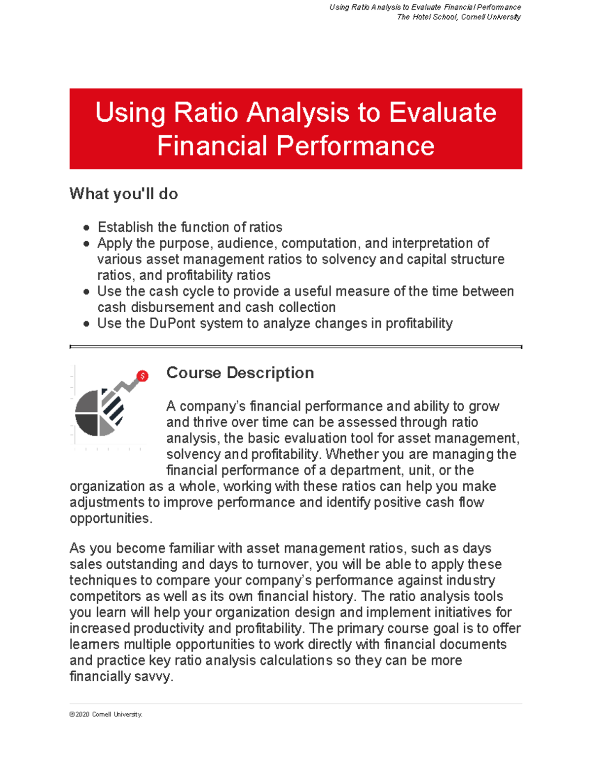 HAME514 Final Exam: Ratio Analysis for Financial Performance - Studocu