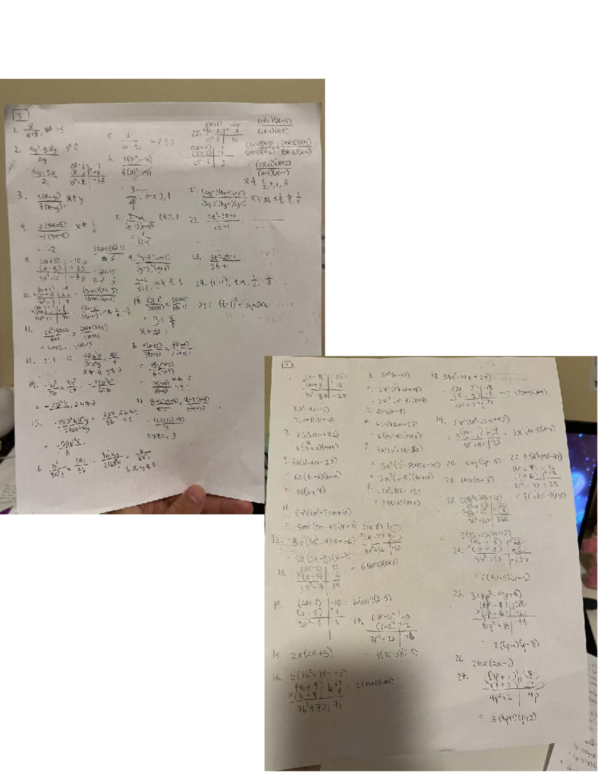 Math Homework - Course Code: 2) Algebraic Expressions and Equations ...