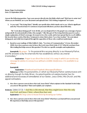 Fd Rel 250 Lesson 05 Writing Template - FdRel 250 Lesson 05 Weekly ...