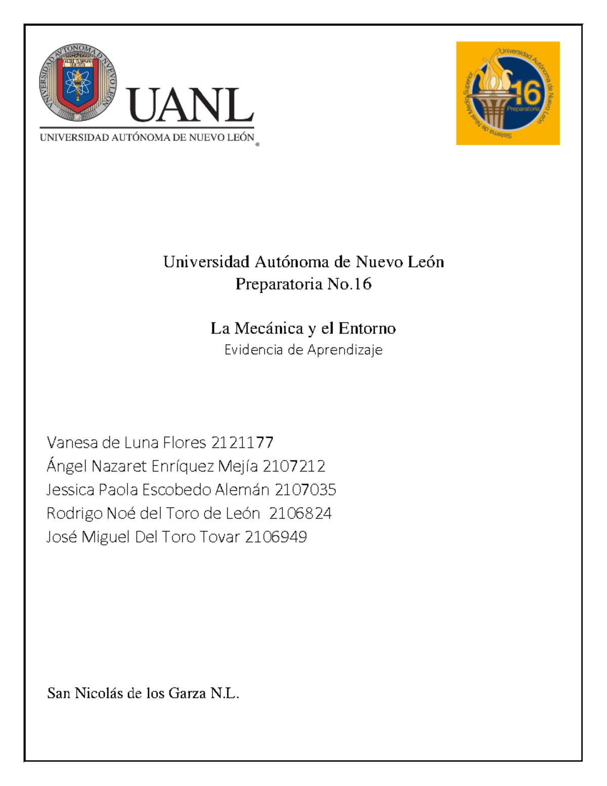 Equipo 2 EV2 LME - Evidencia de aprendizaje - Universidad Autónoma de ...