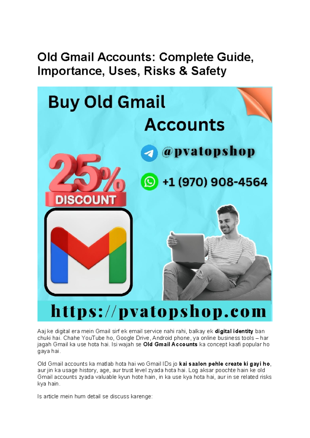 Old Gmail Accounts: Importance, Uses, Risks & Recovery Tips - Studocu