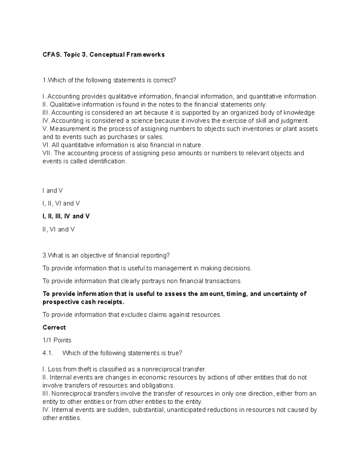 CFAS Theory Questions and Answers - CFAS. Topic 3. Conceptual ...