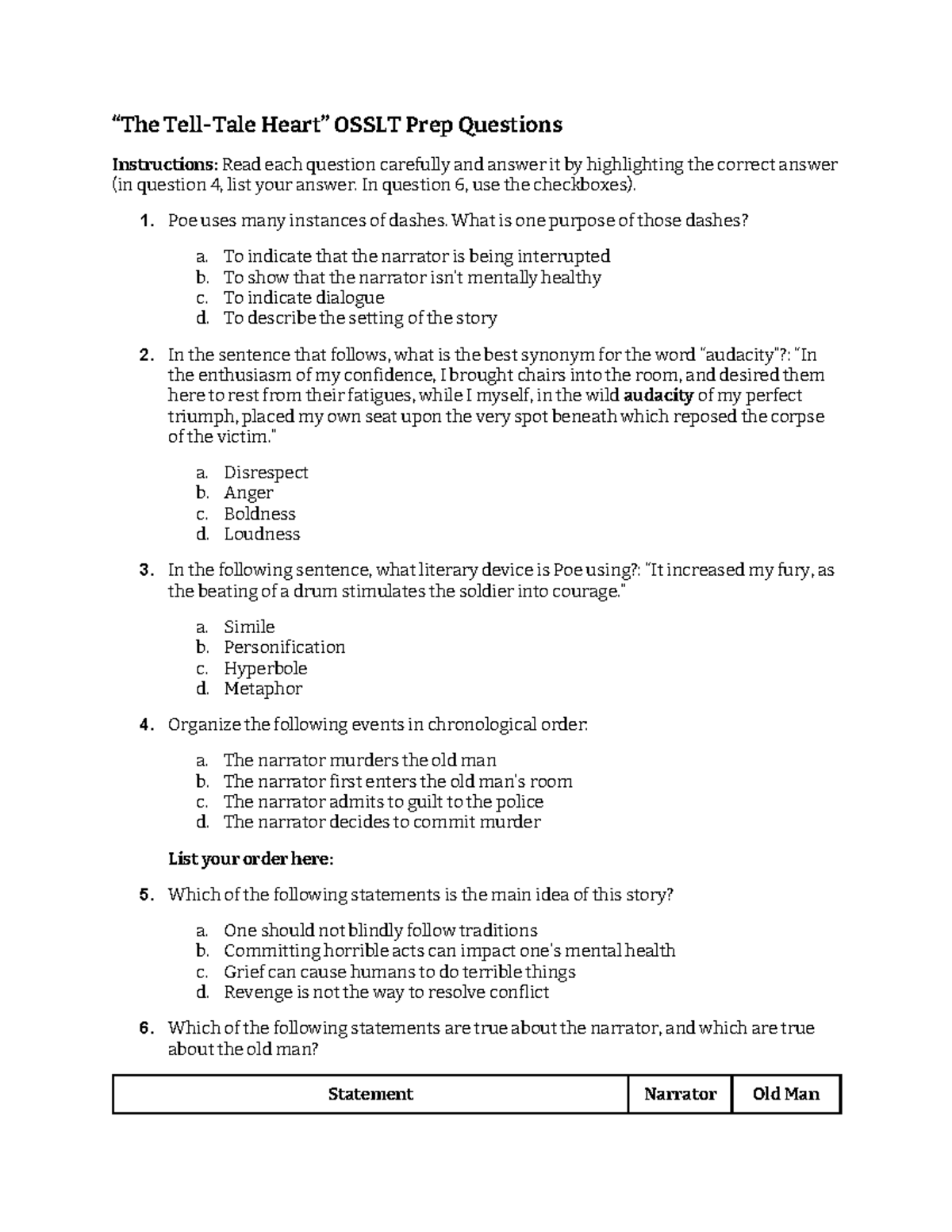 OSSLT Prep: 