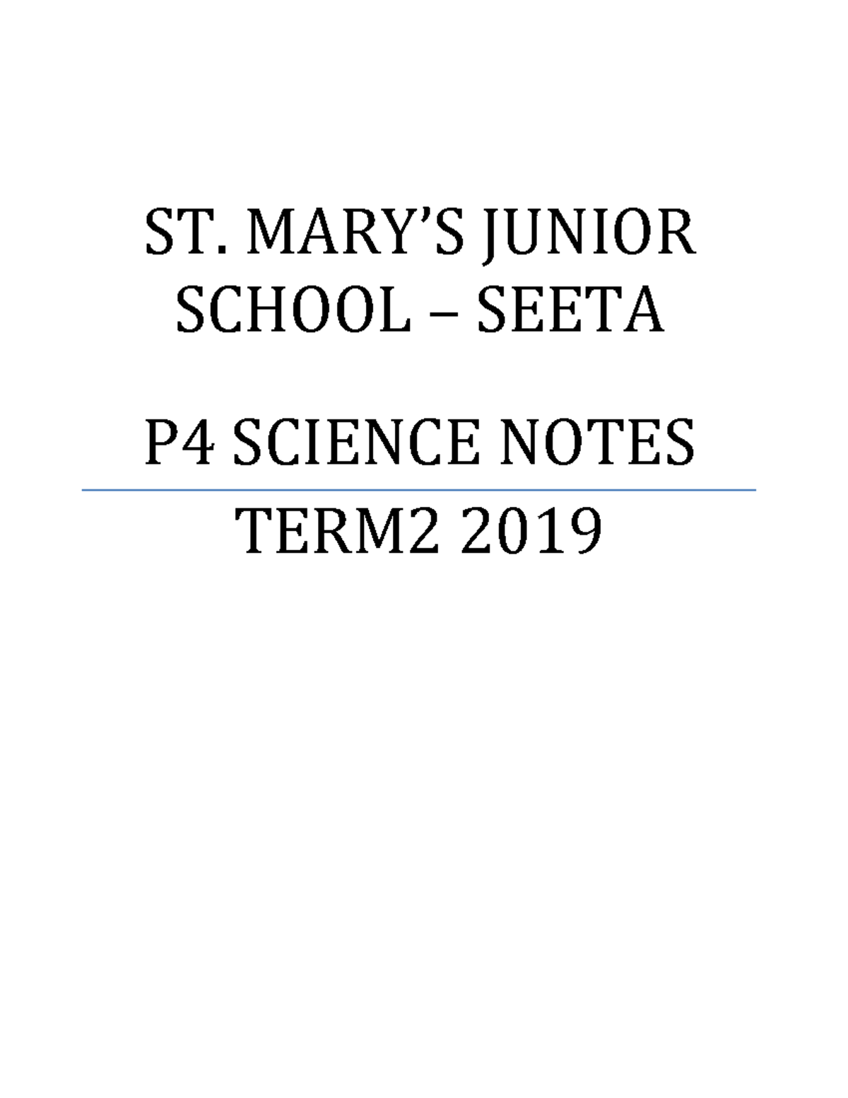 P4 Science Notes Term 2 2019: Week 2 & 3 Lessons on Food and Nutrition ...