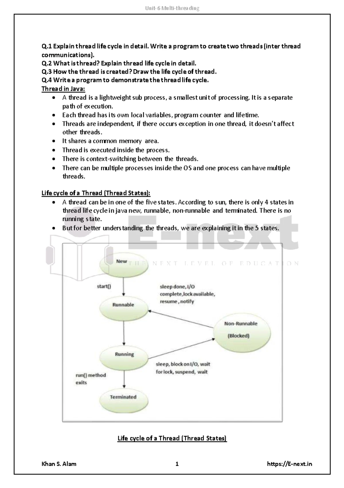 Unit-7 File Handling: Object Serialization & Deserialization in Java ...
